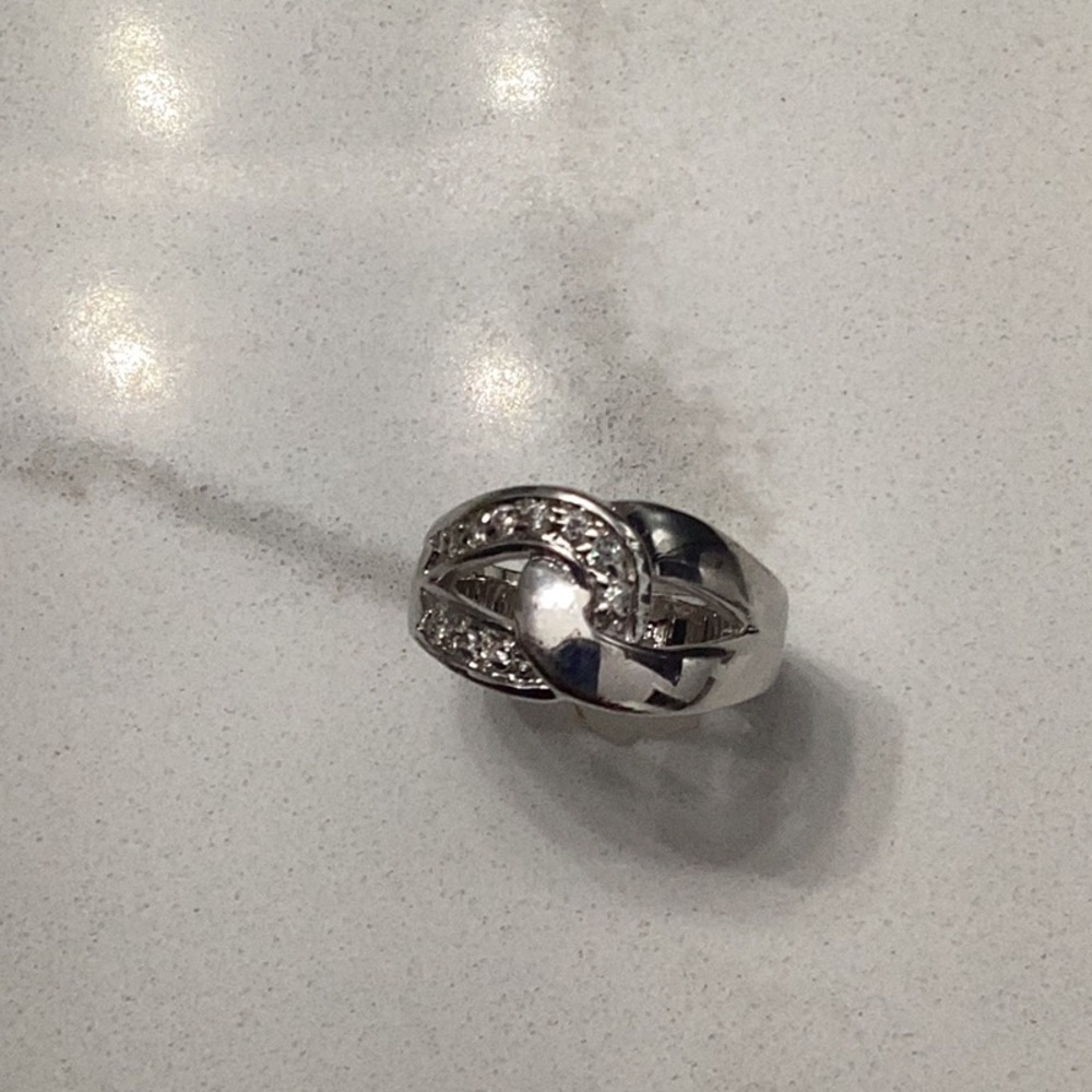 Lia Sophia Silver Knot Ring